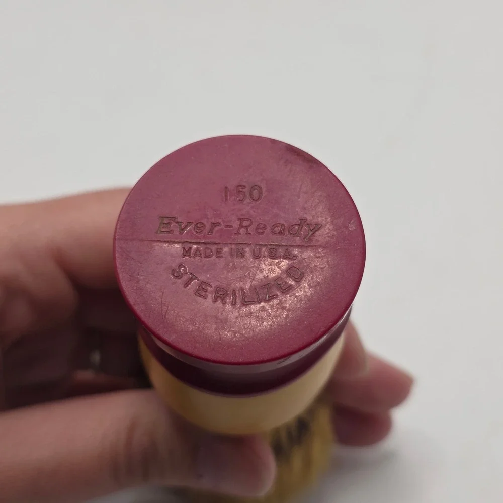 Ever-Ready Shaving Brush Mens‎ Maroon Butterscotch 150 Vintage Barber USA